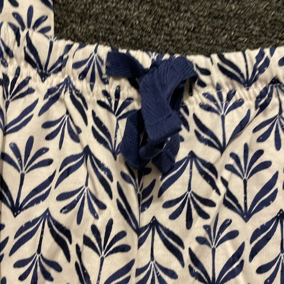 Pajamagram Brand NWT Women's Large Long Sleeve Top/Pants Set Navy & White - Picture 2 of 6